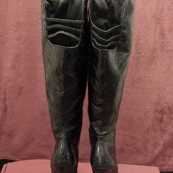 Izabella Rue Salena Black Boots - Picture 3 of 7